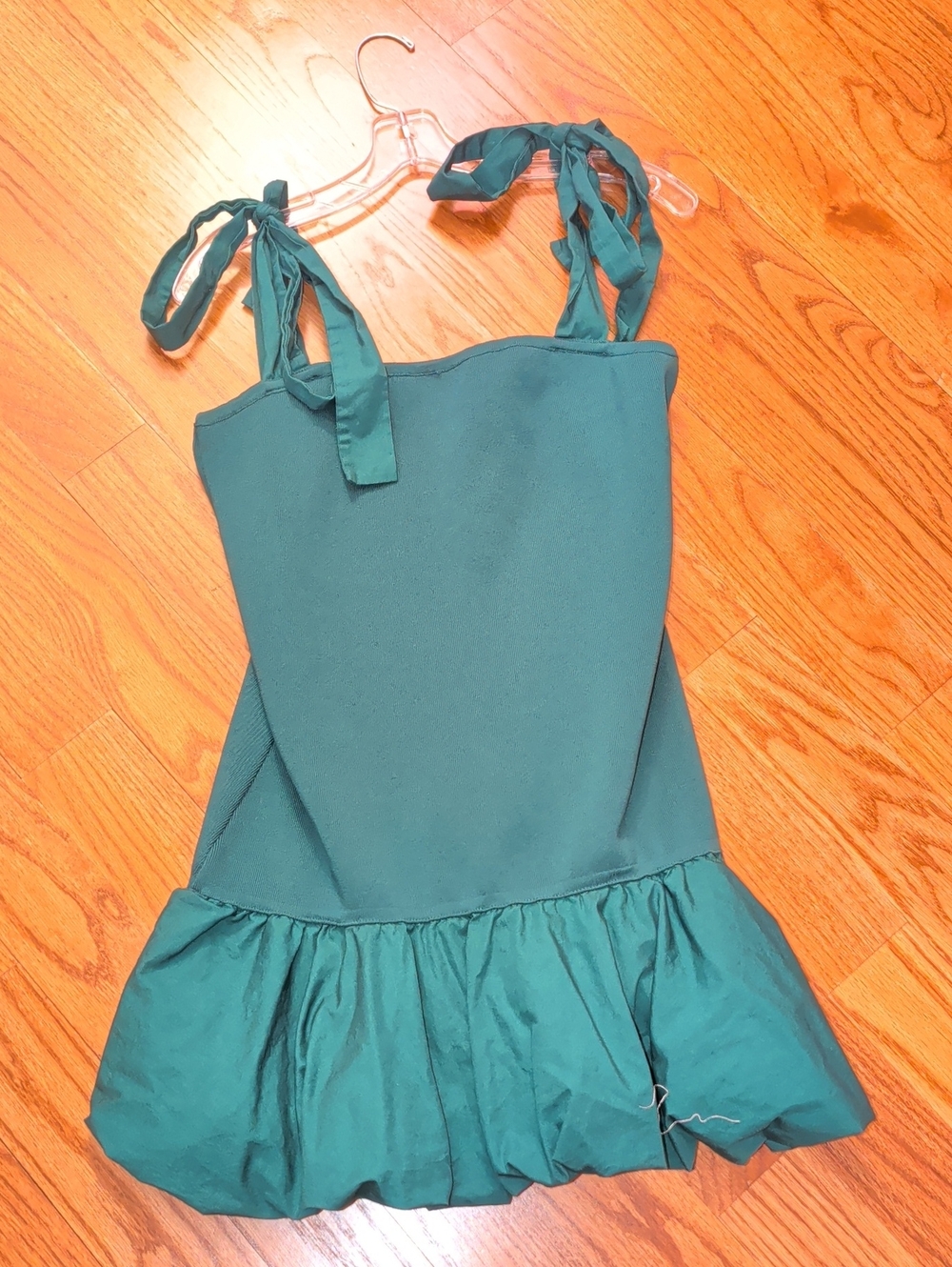 Anthropologie Green Bubble Dress